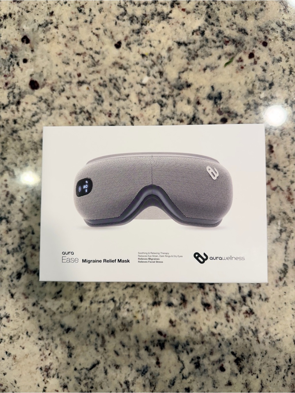 Aura Ease Migraine Relief Mask - Light Gray